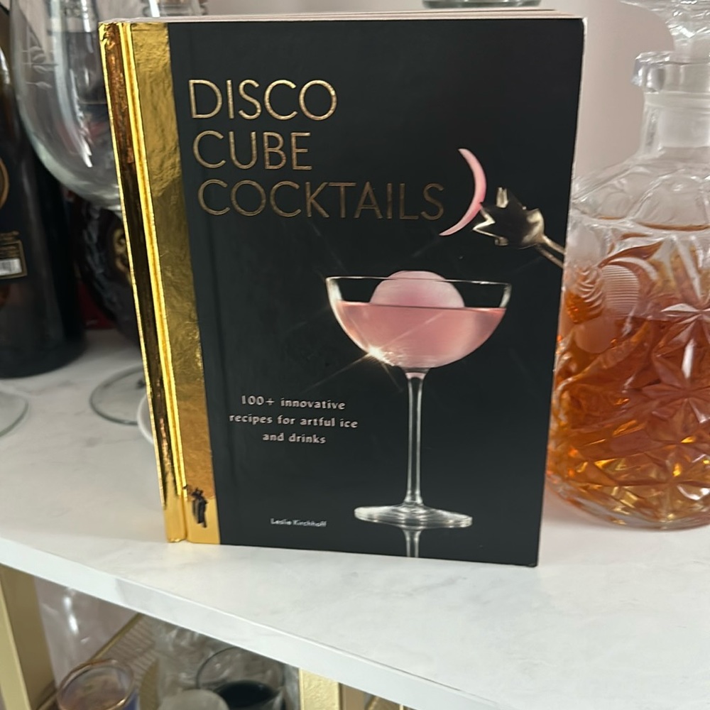 Disco cube cocktails book